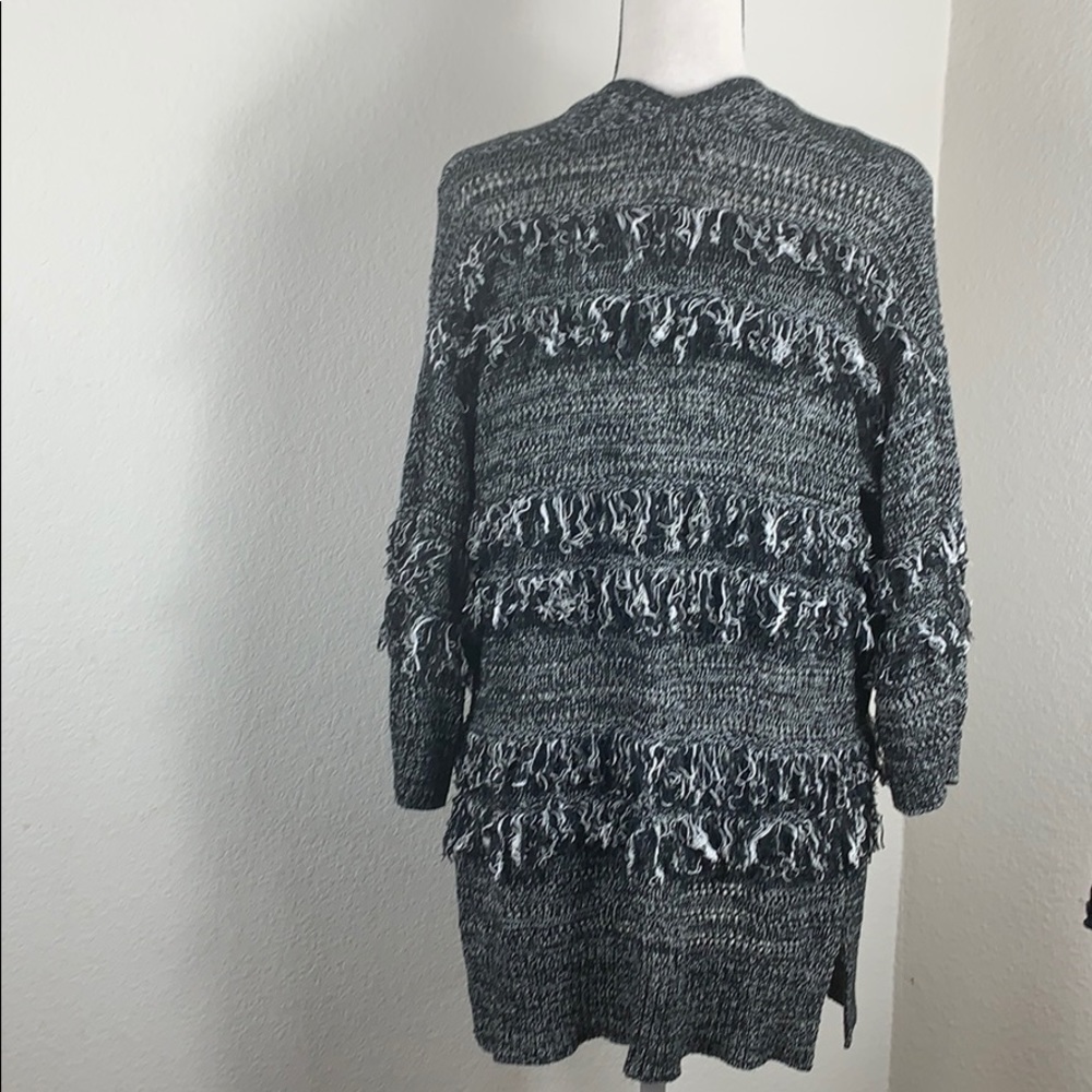 Knox Rose knit cardigan with accent fringe - Picture 2 of 5